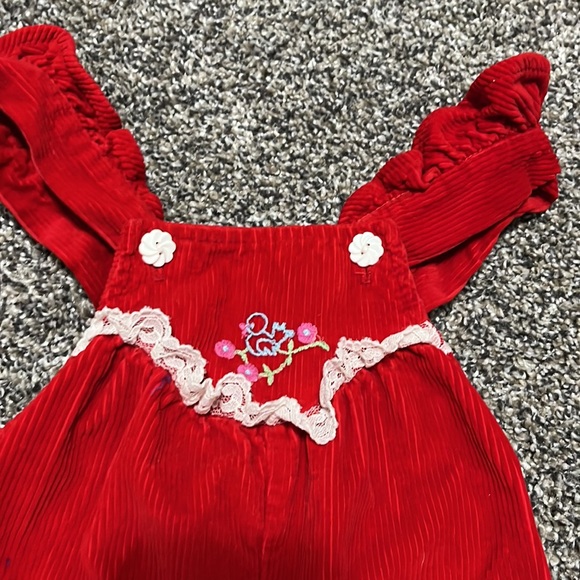 Vintage Corduroy Overalls 12 month - Picture 2 of 4